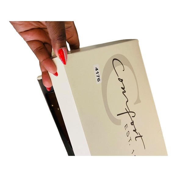 Cato Womens Comfort Leather Western Studded Tall Boots Brown Size 9M NWT - Picture 11 of 11